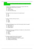 Answers Theoretical Basis for Nursing 5th Edition McEwen Test Bank Chapter 1 - 20 Updated 2022 1. Nursing has been considered both a profession and an occupation. Which of the following supports defining nursing as a profession? A) Autonomy B) Learned voc