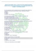 FISDAP PARAMEDIC FINAL LATEST EXAM 2023-2024