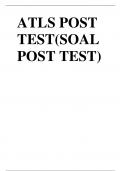 ATLS POST  TEST(SOAL  POST TEST