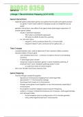 BIOSC 0350 Linkage and Recombination Mapping