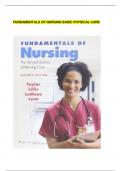 FUNDAMENTALS OF NURSING BASIC PHYSICAL CARE