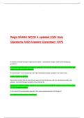 Regis NU646 WEEK 4 updated 2024 Quiz Questions AND Answers Guaranteed 100%