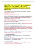 FDNY COF P-98 EXAM AND PRACTICE EXAM QUESTIONS AND CORRECT DETAILED ANSWERS (VERIFIED ANSWERS) |A+ GRADED