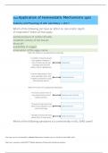 BIOS 255 Edapt Application of Homeostatic Mechanisms quiz (GRADED A)