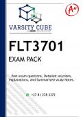 FLT3701 EXAM PACK 2024