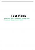 Test Bank For Contemporary Nursing Issues, Trends, & Management 7th, 8th, 9th Edition by Barbara Cherry, Susan R. Jacob 