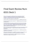 Nurs 6531 Deck 1 FINAL EXAM 2024