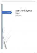 uitwerking psychodiagnostiek leerjaar 1 TP