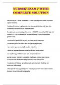 NURS617 EXAM 7 WITH COMPLETE SOLUTION