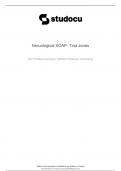 Neruological SOAP- Tina Jones