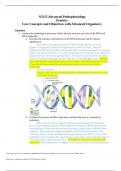 N5315 Advanced Pathophysiology Genetics Core Concepts and Objectives with Advanced Organizers 