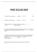 WRT EXAM 2018