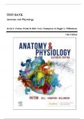 Test Bank for Anatomy and Physiology, 11th Edition by Patton (2023) - Chapter 1-48 | All Chapters