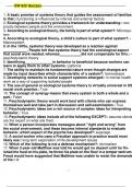 SW 620 Quizzes 1. A basic premise of systems theory that guides the assessment of families is that:: functioning is influenced by internal and external factors 2. Ecological systems theory provides a framework for understanding:: reciprocity between peopl