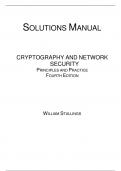 Cryptography and Network Security Principles and Practice, 8e William Stallings (Solution Manual)