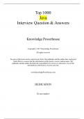 Top 1000 Java Interview Questions Includes Spring, Hibernate, Microservices, GIT, Maven, JSP, AWS, Cloud Computing (latest edition)