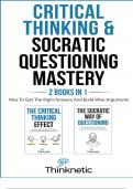 Critical Thinking & Socratic Questioning Mastery - 2 Books In 1 - How To Get The Right Answers