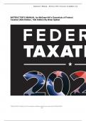 INSTRUCTOR’S MANUAL for McGraw-Hill’s Essentials of Federal  Taxation 2024 Edition, 15th Edition By Brian Spilker