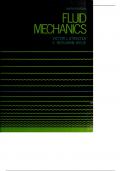 FLUID MECHANICS 6TH EDITION BY VICTOR L. STREETER, E. BENJAMIN WYLIE WITH ALL CHAPTER 100% COMPLETE SOLUTION