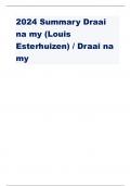 2024 Summary Draai  na my (Louis  Esterhuizen)/ Draai na  my