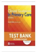 Clinical Guidelines in Primary Care 4th Edition Hollier Test Bank