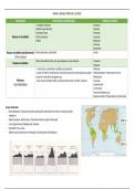 Tablas resumen Geobotánica