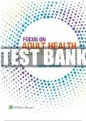 Focus on Adult Health Medical Surgical Nursing 2nd Edition Honan Test Bank