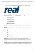 WGU C207 OA Final Self-Assessment Q&A 2023-2024 Amanda is measuring the temperature. She looks at the thermometer and sees that it is somewhere between 65 and 66 degrees Fahrenheit. She is okay with the temperature in between two integers because she know