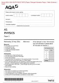 AQA 2024 AS PHYSICS 7407/2 Paper 2 Question Paper & Mark scheme (Merged) June 2024 [VERIFIED]