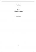 Test Bank For Global Issues Politics, Economics, and Culture 5th Edition By Richard Payne (All Chapters, 100% Original Verified, A+ Grade)