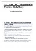 ATI 2019 RN Comprehensive  Predictor Study Guide