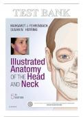 Test Bank for Illustrated Anatomy of the Head and Neck 5th Edition by Margaret J. Fehrenbach ISBN:9780323396349 All Chapters 1-12 | Complete Guide A+. 