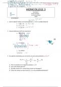 Werkcollege 3 - Algemene Chemie 1