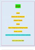 AQA A-level DESIGN AND TECHNOLOGY: PRODUCT DESIGN 7552/2 Paper 2 Designing and Making Principles Version: 1.0 Final G/TI/Jun23/E6 7552/2 (JUN237552201) A-level DESIGN AND TECHNOLOGY: PRODUCT DESIGN Paper 2 Designing and Making PrinciplesQUESTION PAPER & M