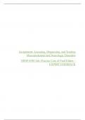 Assignment: Assessing, Diagnosing, and Treating  Musculoskeletal and Neurologic Disorders  NRNP 6540 Adv Practice Care of Frail Elders – EXPERT FEEDBACK