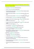 Sports Medicine HOSA Exam (93 Questions with Correct Answers) Assured Pass.