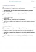 NR 449 EVIDENCE BASED PRACTICE QUESTIONS WITH 100% SOLVED SOLUTIONS