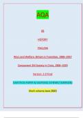 AQA AS HISTORY 7041/2M Wars and Welfare: Britain in Transition, 1906–1957 Component 2M Society in Crisis, 1906–1929 Version: 1.0 Final IB/M/Jun23/E2 7041/2M AS  HISTORYQUESTION PAPER & MARKING SCHEME/ [MERGED]  Mark scheme June 2023