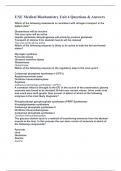 UNE Medical Biochemistry Unit 4 Questions & Answers  Which of the following statements is consistent with nitrogen transport in the fasted state?  Glutaminase will be inactive The urea cycle will be active Hepatic glutamate dehydrogenase will primarily pr