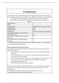 Paper Dietistische diagnose en behandeling (6683) + beoordelingsformulier