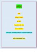 AQA GCSE MEDIA STUDIES 8572/1 Paper 1 Media One Version: 1.0 Final *jun238572101* IB/G/Jun23/E6 8572/1 For Examiner’s Use QUESTION PAPER & MARKING SCHEME/ [MERGED]