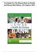 Test Bank For The Human Body in Health and Disease 8th Edition, All Chapters