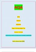 AQA GCSE CHEMISTRY 8462/2F Paper 2 Foundation Tier  Version: 1.0 Final *JUN2384622F01* IB/M/Jun23/E15 8462/2F/  QUESTION PAPER & MARKING SCHEME/ [MERGED]