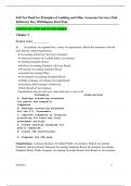 TEST BANK - Principles of Auditing and Other Assurance Services 22nd Edition by Ray Whittington, Kurt Pany| Complete Verified Chapter's 