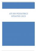 ATI RN PEDIATRICS UPDATED  2023