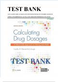 Test Bank for Calculating Drug Dosages: A Patient-Safe Approach to Nursing and Math 2nd Edition by Sandra Luz Martinez De Castillo and Maryanne Werner-McCullough | ISBN: 9780803624962 | Chapter 1-22 | Complete Guide A+