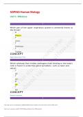 SOPHIA PATHWAY, SOPHIA Human Biology Unit 4 – Milestone Already Graded A