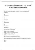 G2 Exam Prep| Questions | 135 pages| With Complete Solutions