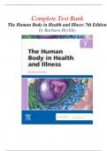 Complete Test Bank The Human Body in Health and Illness 7th Edition by Barbara Herlihy