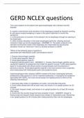 LATEST 2024 GERD NCLEX questions